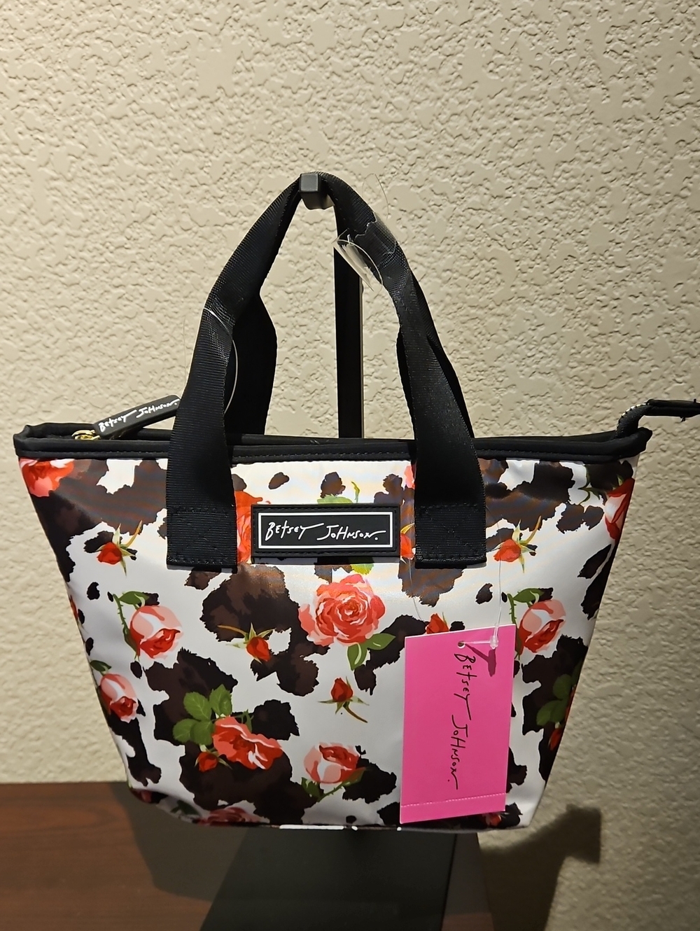 Betsey Johnson - Floral Insulated Top Handle Lunch Tote